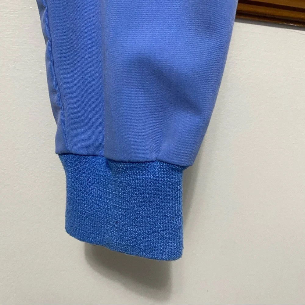 FIGS FIONx Tansen™ Jogger Scrub Pant Blue Healthcare Career Wear Size Small